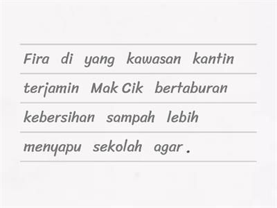 BAHASA MELAYU TAHUN 6( Bina Ayat)