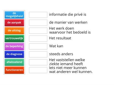 B1 2.4 - Woordenschat
