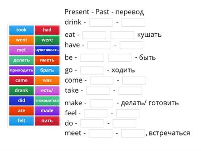 Irregular verbs Go gotter 2 1 tr