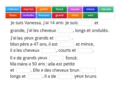 Description physique à complete