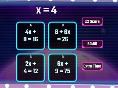 Solving 2 Step Equations