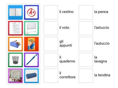 Oggetti Scolastici/ Dell'Aula