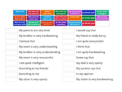 Studio 2 Module 3 French Personality Descriptions