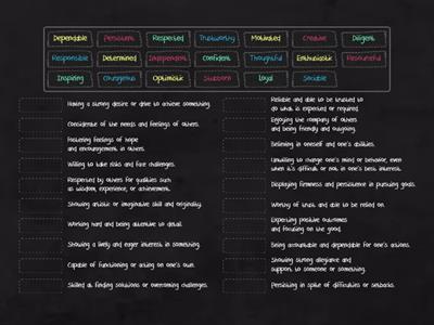 Character Adjectives