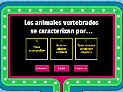 ANIMALES VERTEBRADOS E INVERTEBRADOS