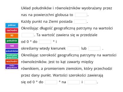 Współrzędne geograficzne