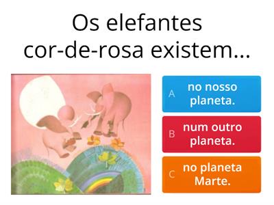 História " O elefante cor-de-rosa"