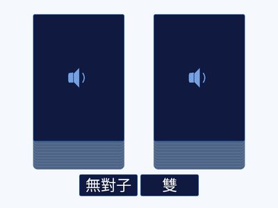A-Z same or different (仔細聽，字首的音是否一樣)