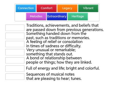 Miguel’s Magical Music Adventure  Vocabulary