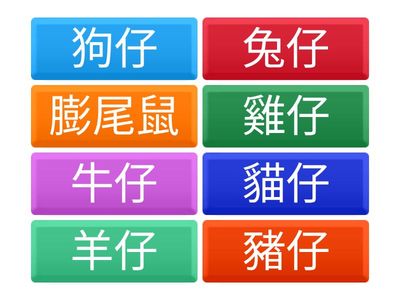 康軒版國小一年級L3（第1冊）〈白兔仔〉詞彙