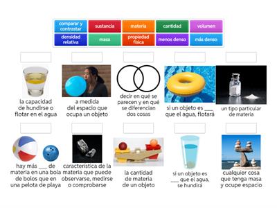 SPANISH -Mass, Volume, Relative Density