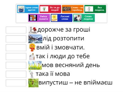 Склади прислів'я. Навички спілкування.