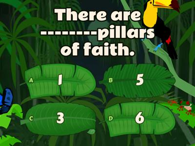  Week 24, The Pillars of Faith, Grade 1