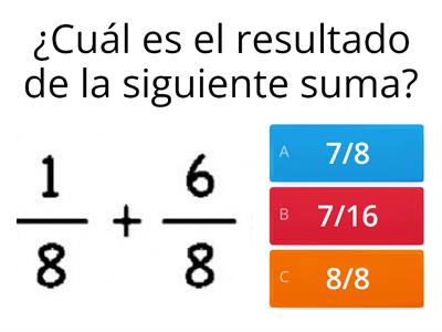 SUMAS Y RESTAS DE FRACCIONES CON IGUAL Y DISTINTO DENOMINADOR/ NEW VERSION/MADE BY 7 GRADE