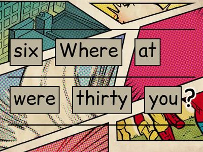 Word order in questions