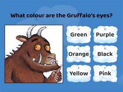 The Gruffalo quiz