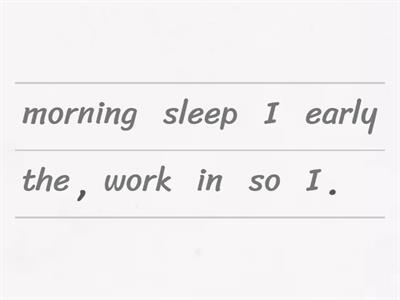 So, and, but, because