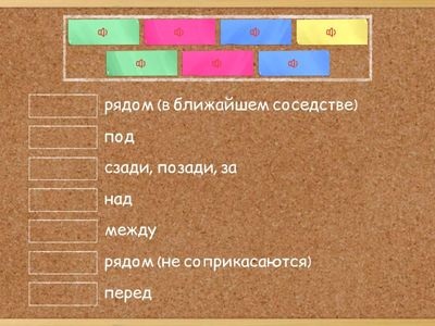 Prepositions of place
