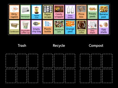 Trash, Compost, Recycle