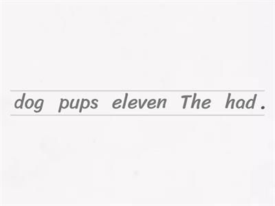 Mixed Up Sentences 2