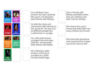 Blood Brothers: Characters