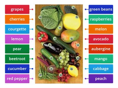 Fruit and vegetables