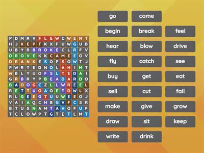 Irregular verbs (past tense)