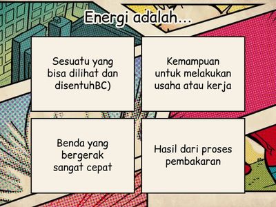 Kuis Energi kelas X