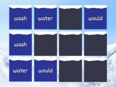 Red words (BLUE set 2)