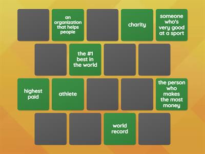 Messi (Vocab Matching Cards)