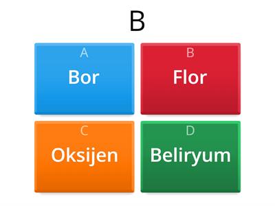 (: Fenbilimleri Elementler ilk 20 Element Karışık :)