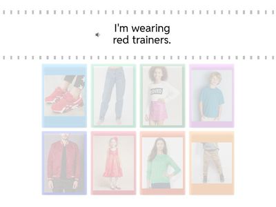 Clothes I'm wearing... Ja mam na sobie/noszę...