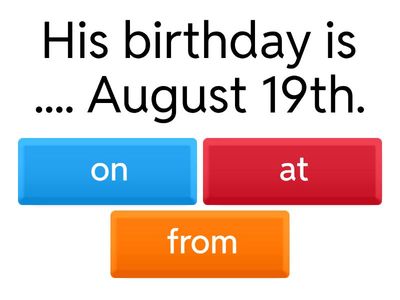  Prepare 5 NUS unit 6