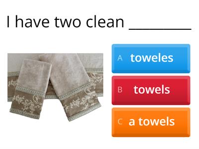 Things. Plural forms // language hub elementary 1.3