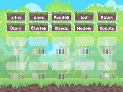 Cvičení na dny v týdnu