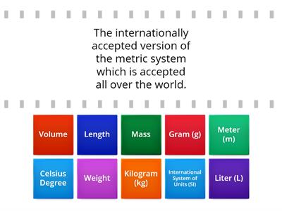 Food Science Ch 2 Measuring Vocab