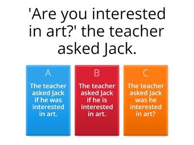 7.5 reported questions and imperatives