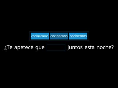 Deseos y voluntades + presente de subjuntivo