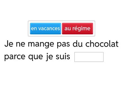 Les expressions avec être