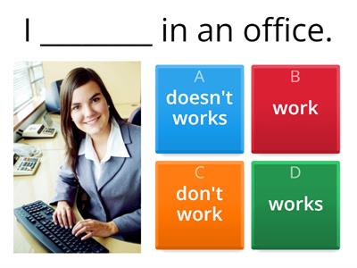 Present Simple Affirmative and Negative