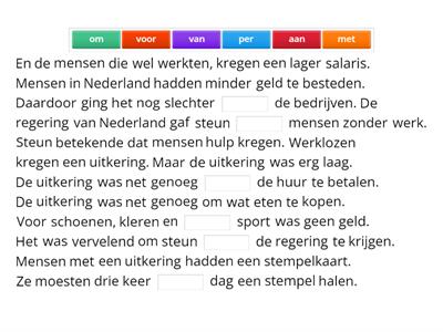 378. Geschiedenis 36: Werkloosheid