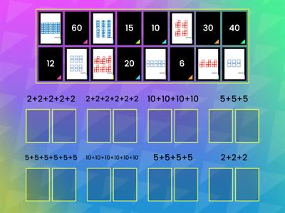 Repeated addition with answers