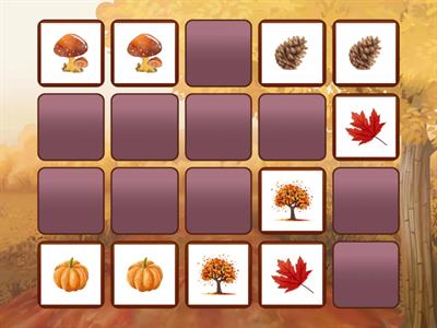 Herbst-Memory - 1. & 2. Klasse