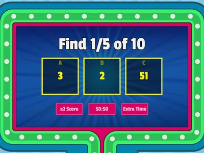Equal Groups with Fractions