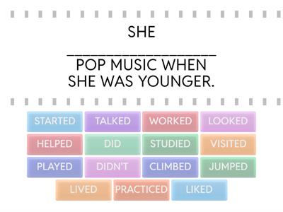 Simple Past - REGULAR VERBS (A2)