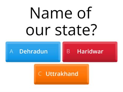 Uttrakhand State Gk