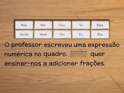 Pronomes Pessoais - Substituição