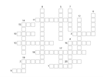 Kid's Box 3 Unit 8 - Weather (crossword)