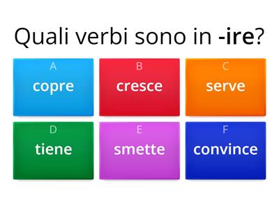 Quiz sui verbi