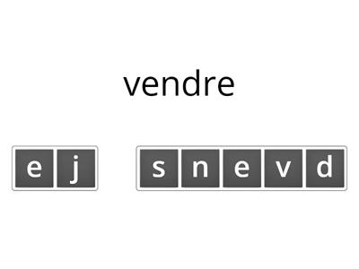 RE verbs present tense